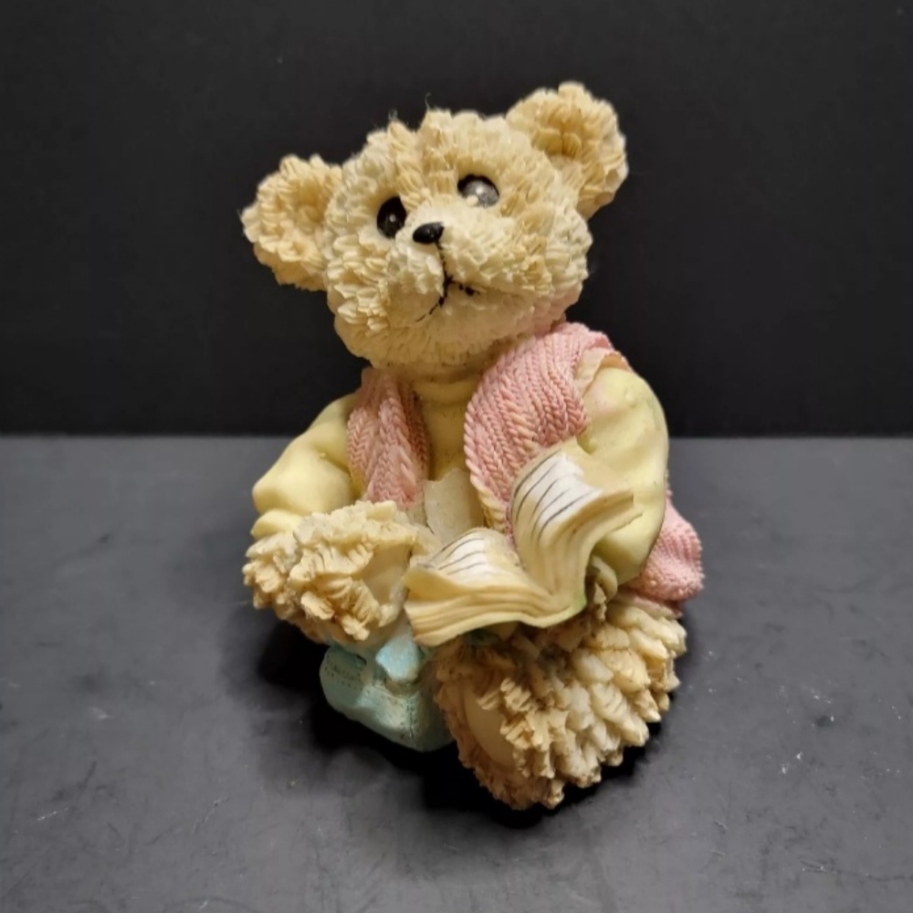 cherished teddies Girl Reading Book